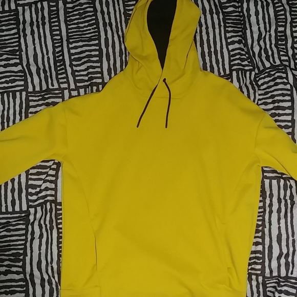 H&M Shirts Yellow Hoodie Poshmark